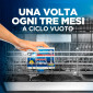 Immagine 5 - Finish Curalavastoviglie a Ciclo Vuoto Previene Cattivi Odori Rimuove Sporco e Calcare - 1 Trattamento Pulizia Lavastoviglie